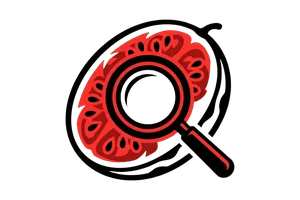 阿黑颜 - 吃瓜社Logo