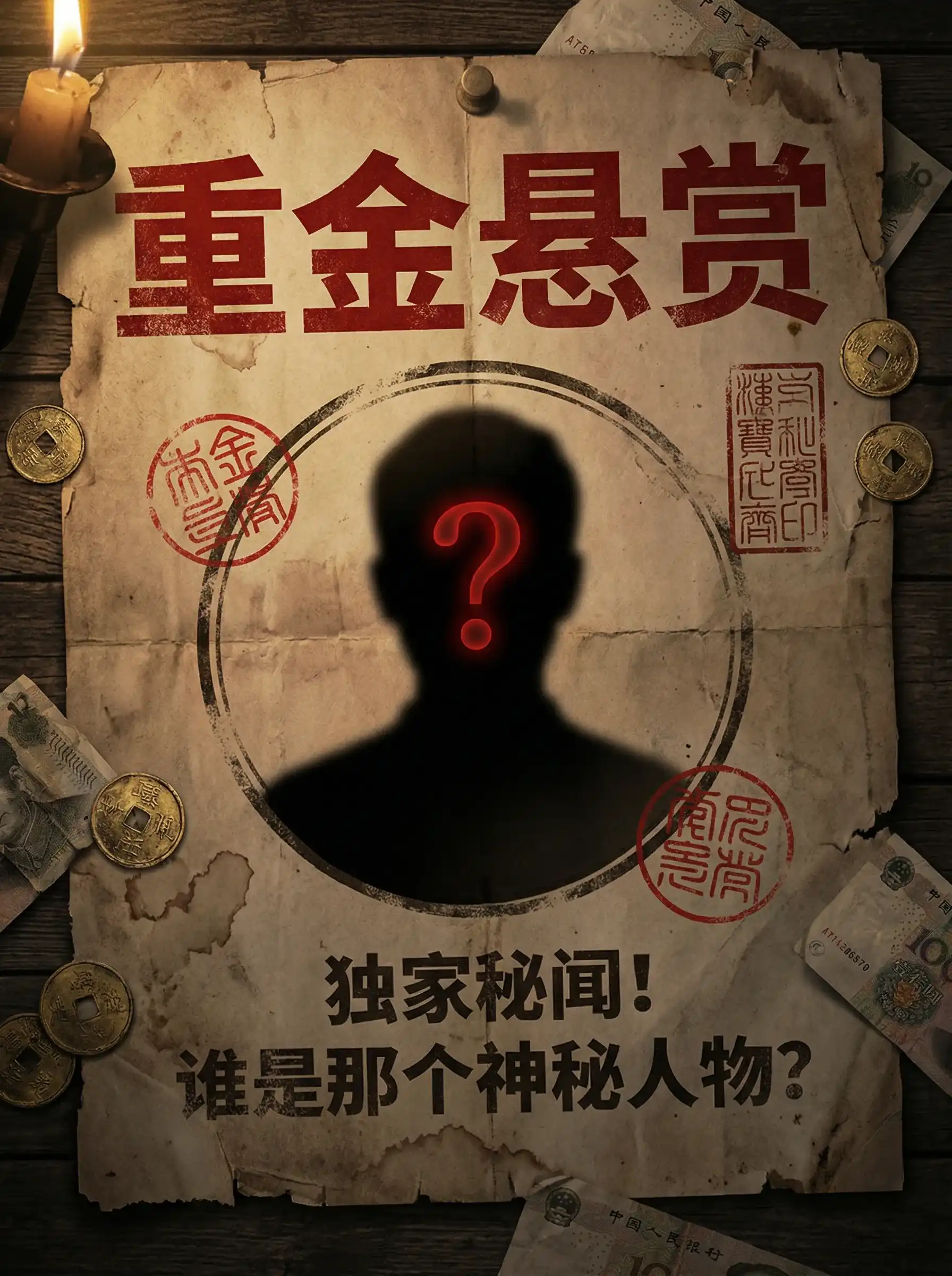 阿黑颜 - 重金悬赏线索征集令